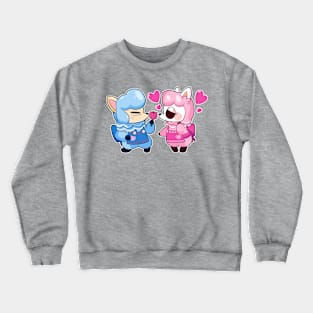 alpaca couple Crewneck Sweatshirt